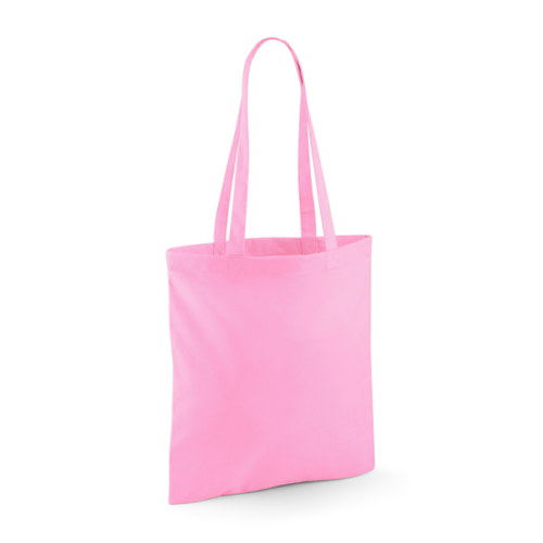Classic Pink Cotton Tote Bag