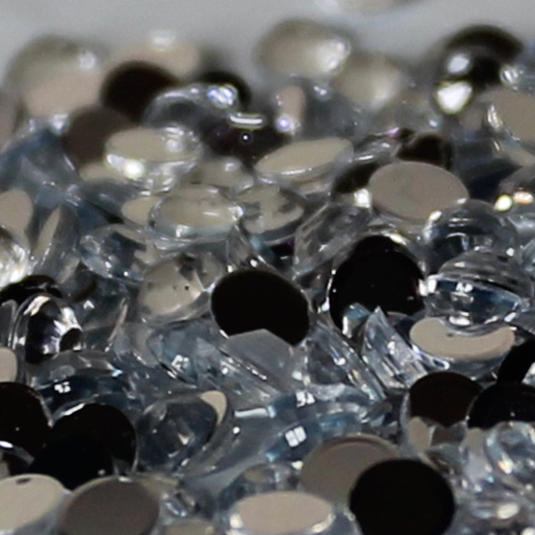 300 - 3mm Clear Loose Flat Back Diamante's
