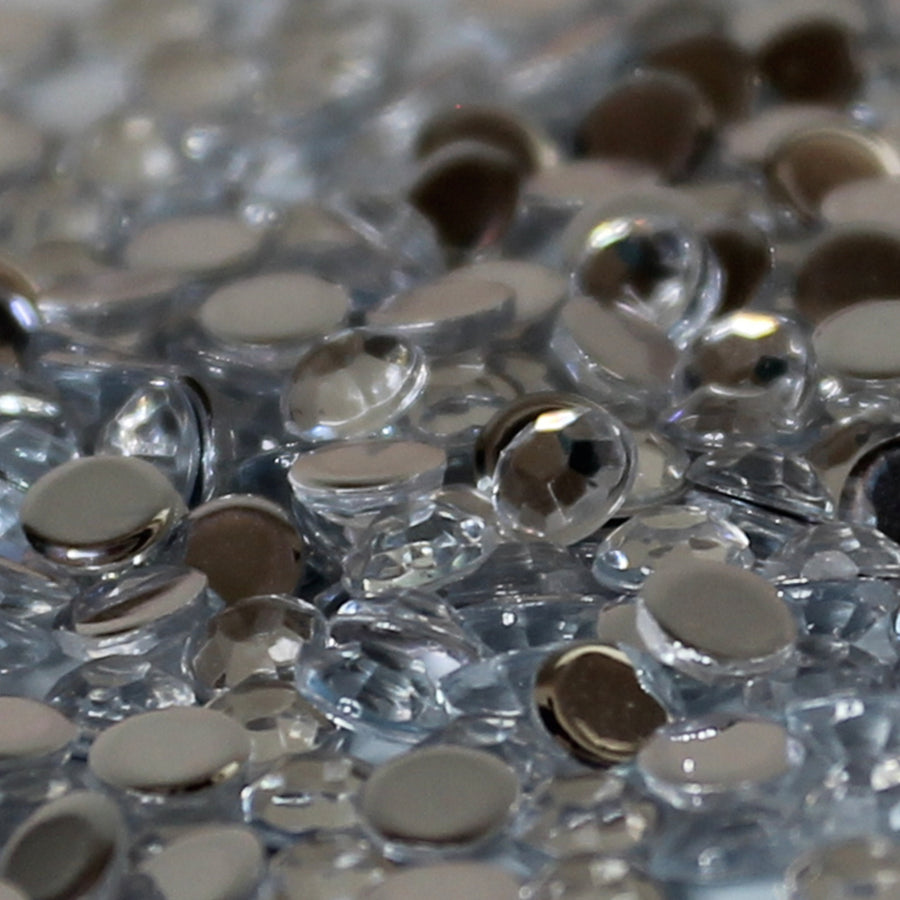 4mm Clear Loose Flat Back Diamante's