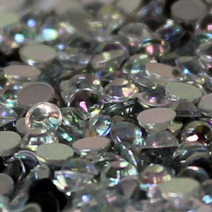 300 - 3mm Clear Irdescent Loose Flat Back Diamante's