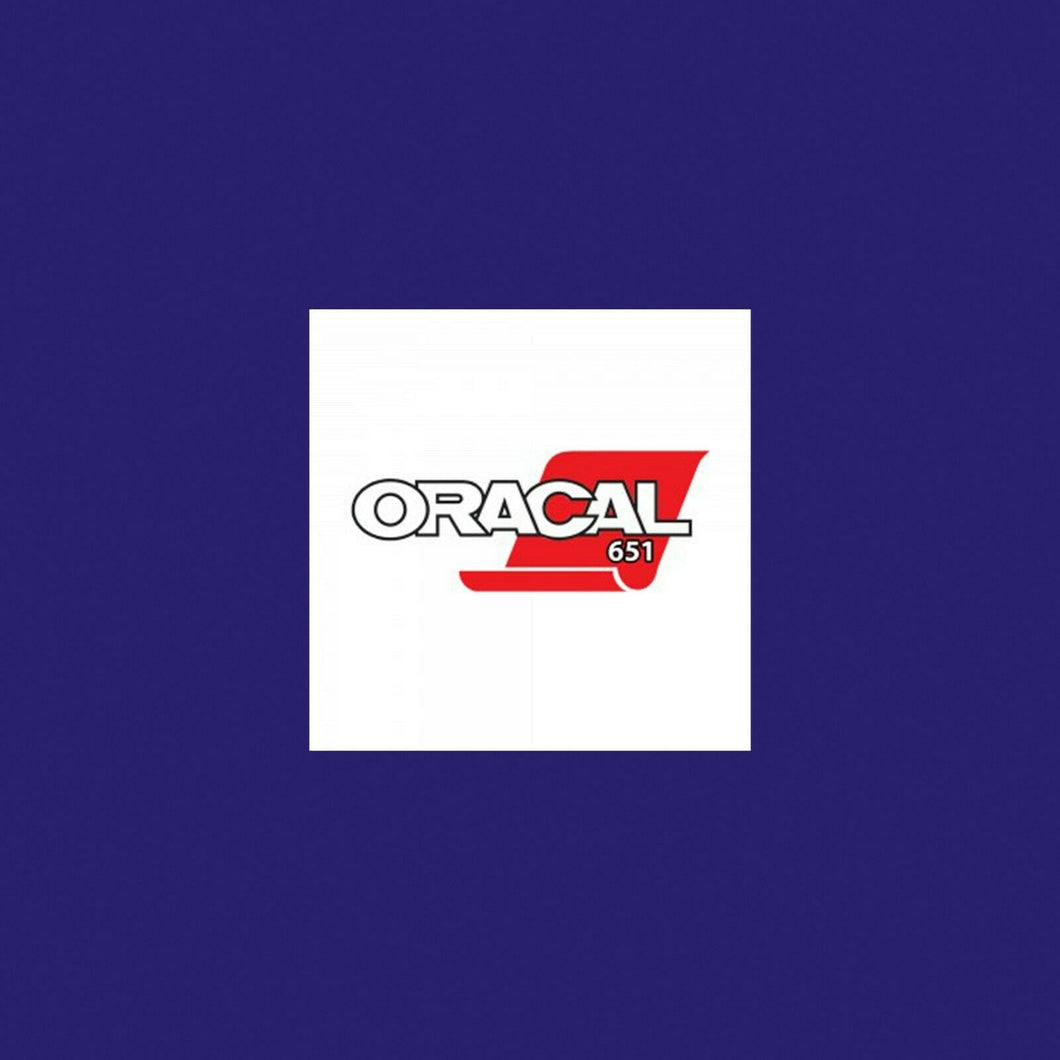 Oracal 651 Matte A4 Sheet - Cobalt Blue