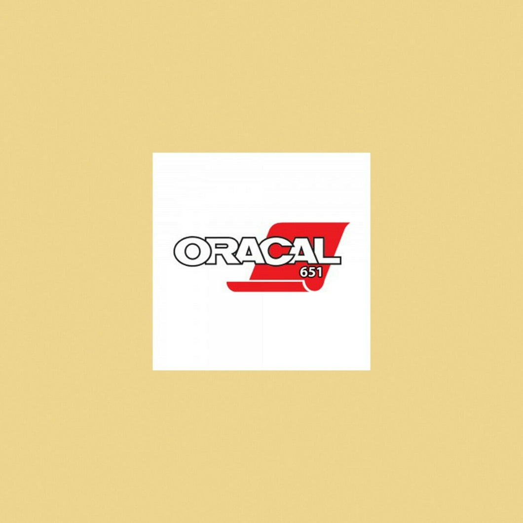 Oracal 651 Gloss A4 Sheet - Cream