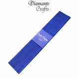 Dark Blue Crepe Paper Sheets