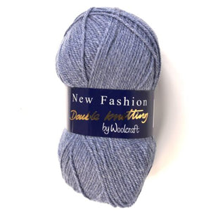 Woolcraft NEW FASHION DK Knitting Yarn Denim 7134