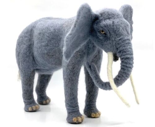 Elon The Elephant - Needle Felting Kit - World of Wool