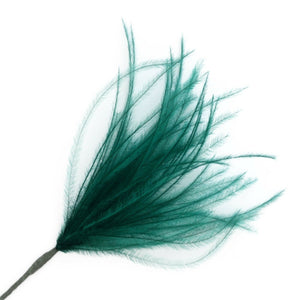 Emerald Wisps Ostrich Feathers