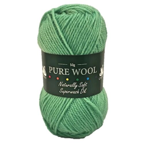 Cygnet PURE WOOL Knitting Yarn Everglade 2817