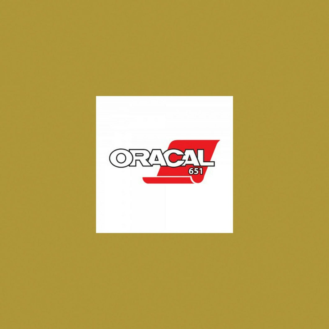 Oracal 651 Matte A4 Sheet - Gold
