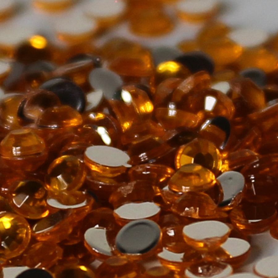 3mm Gold Loose Flat Back Diamante's