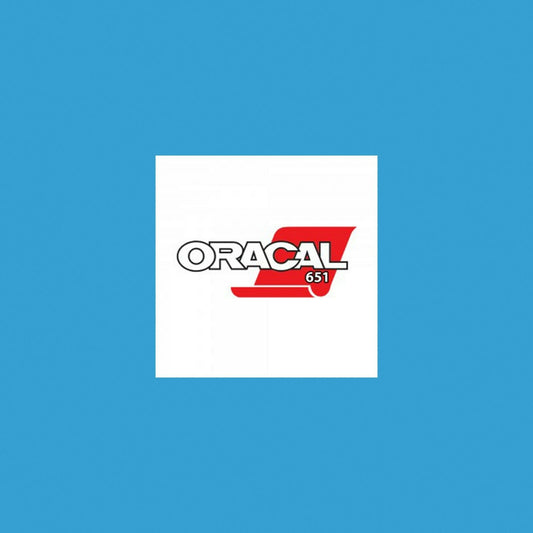 Oracal 651 Matte A4 Sheet - Ice Blue