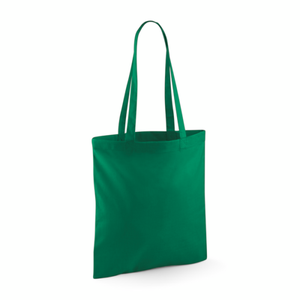 kelly Green Cotton Tote Bag
