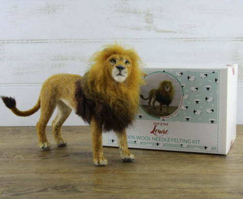 Lewis The Lion - Needle Felting Kit - World of Wool