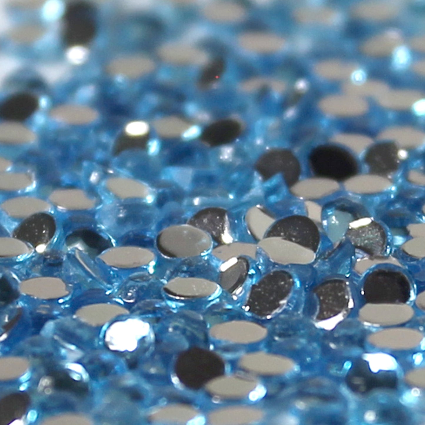 1mm x 300 Light Blue Loose Flat Back Diamante's