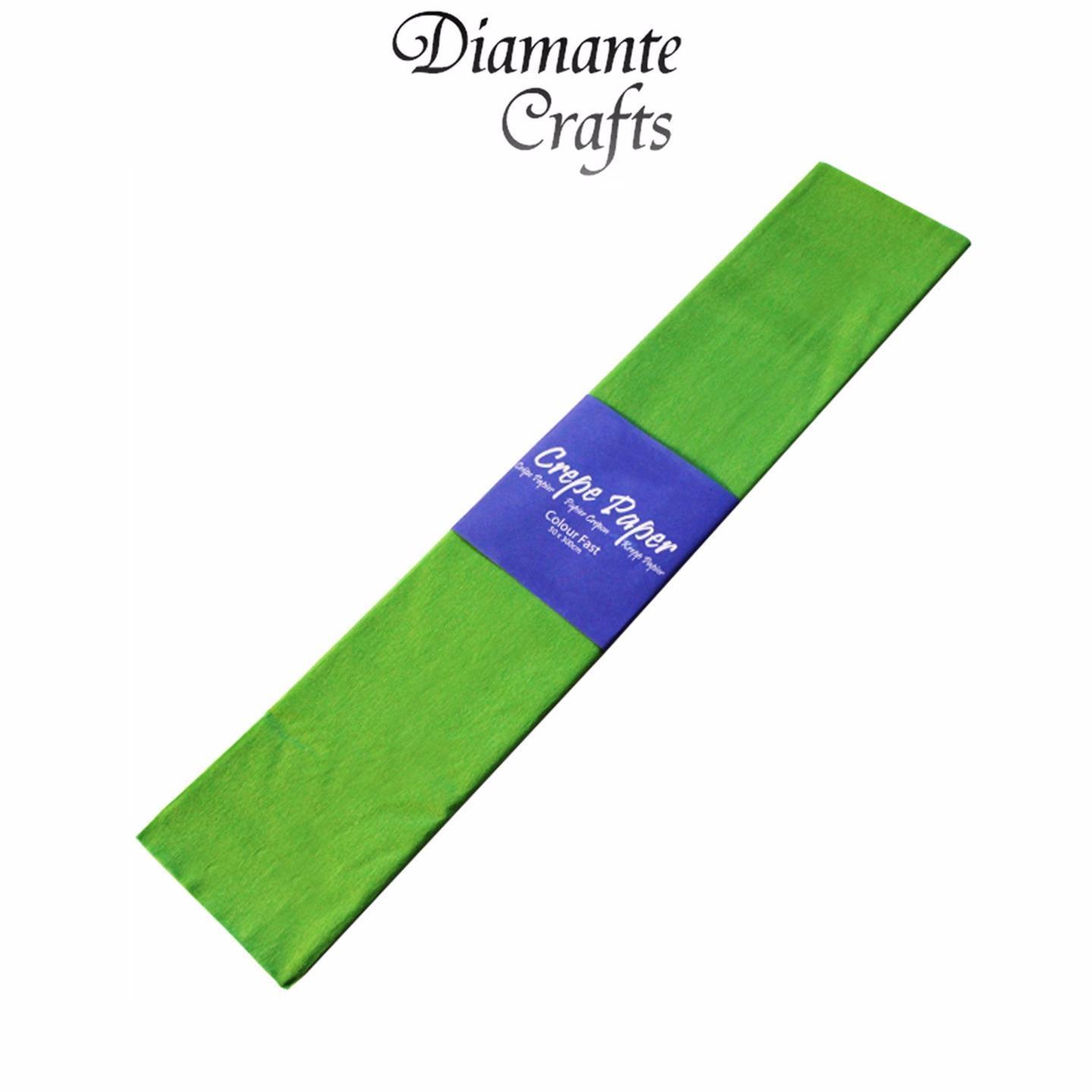 Light Green Crepe Paper Sheets