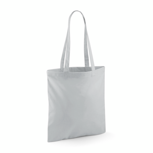 Light Grey Cotton Tote Bag
