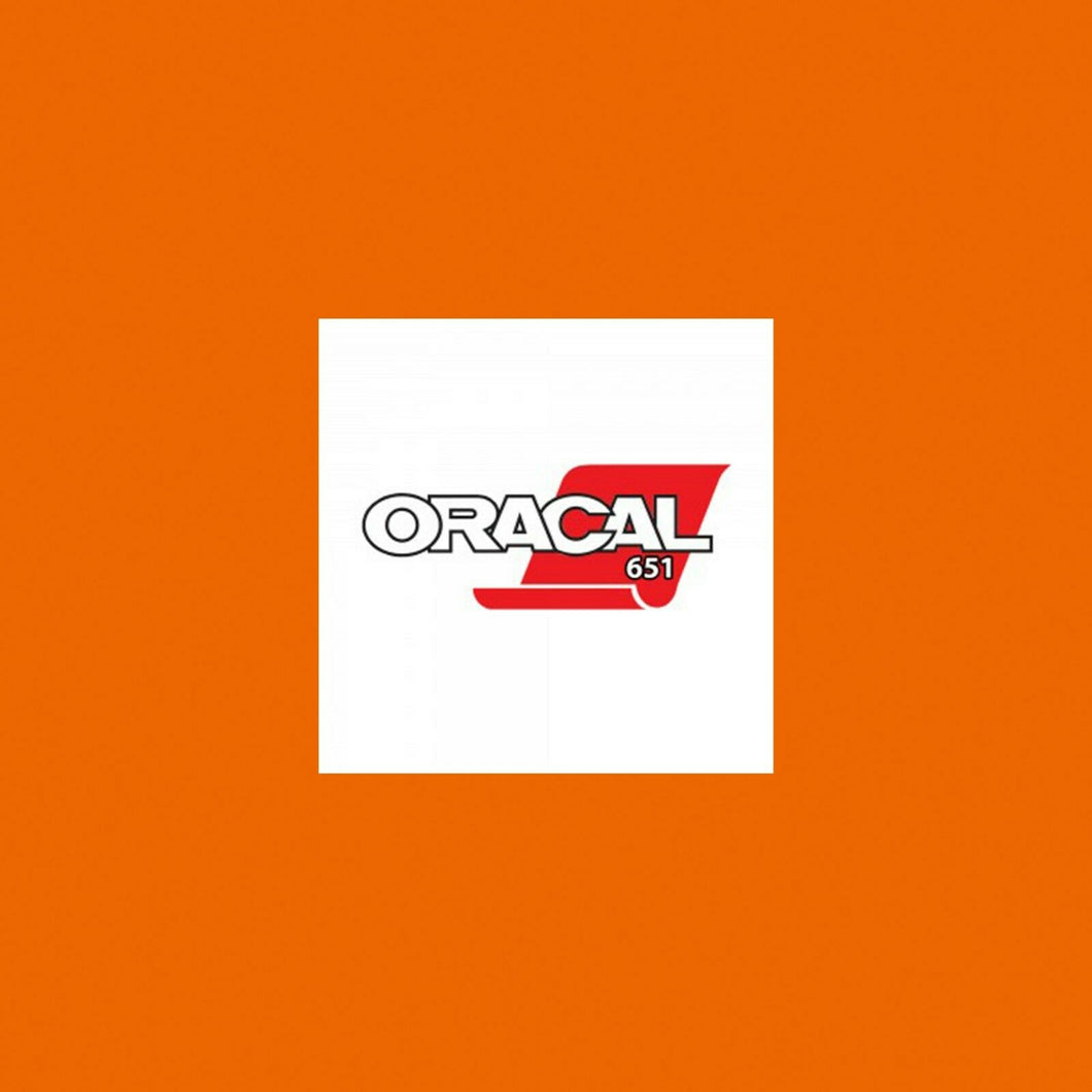 Oracal 651 Gloss A4 Sheet - Light Orange