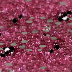 1mm x 300 Light Pink Loose Flat Back Diamante's