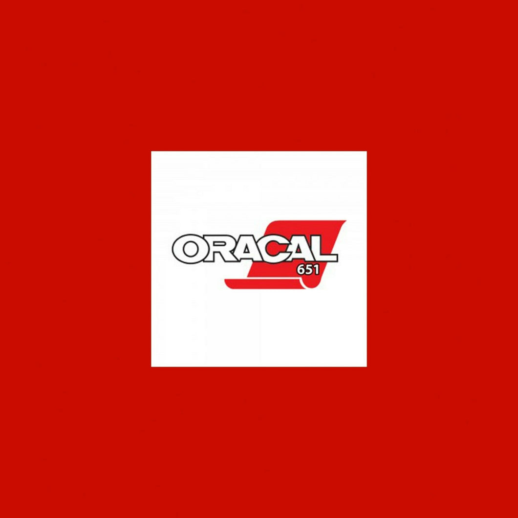 Oracal 651 Gloss A4 Sheet - Light Red