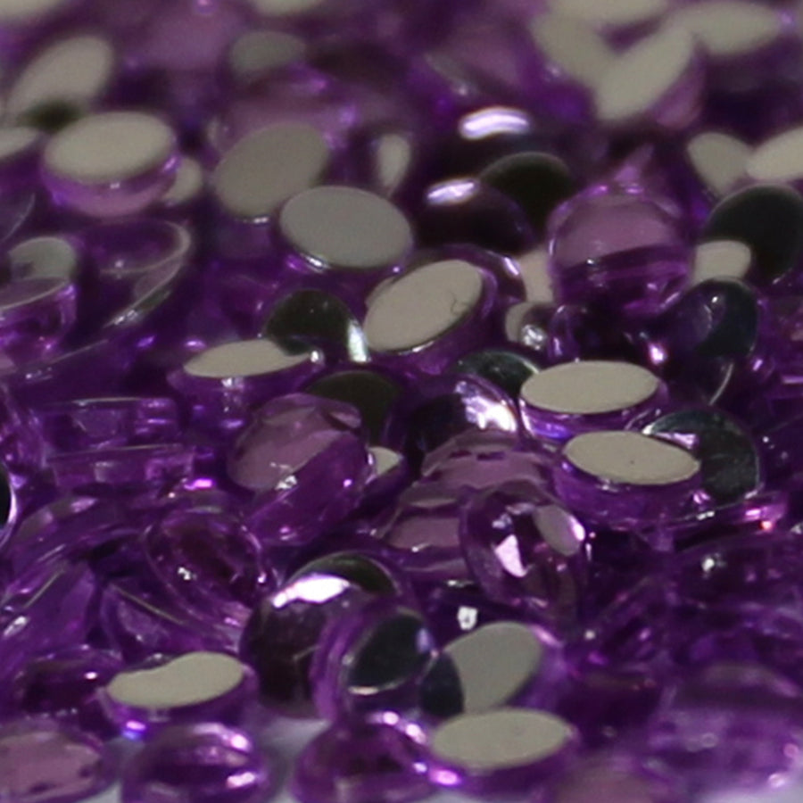 3mm Lilac Loose Flat Back Diamante