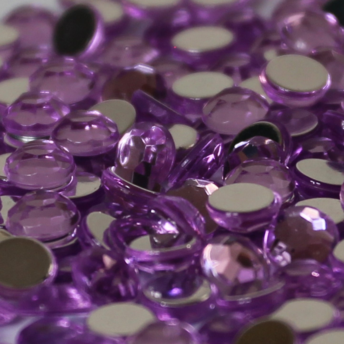 200 - 5mm Lilac Loose Flat Back Diamante