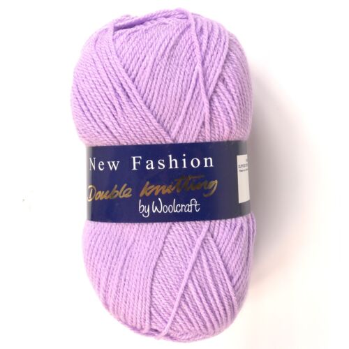 Woolcraft NEW FASHION DK Knitting Yarn Lilac 223