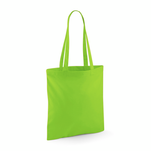 Lime Green Cotton Tote Bag
