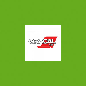 Oracal 651 Gloss A4 Sheet - Lime Tree Green