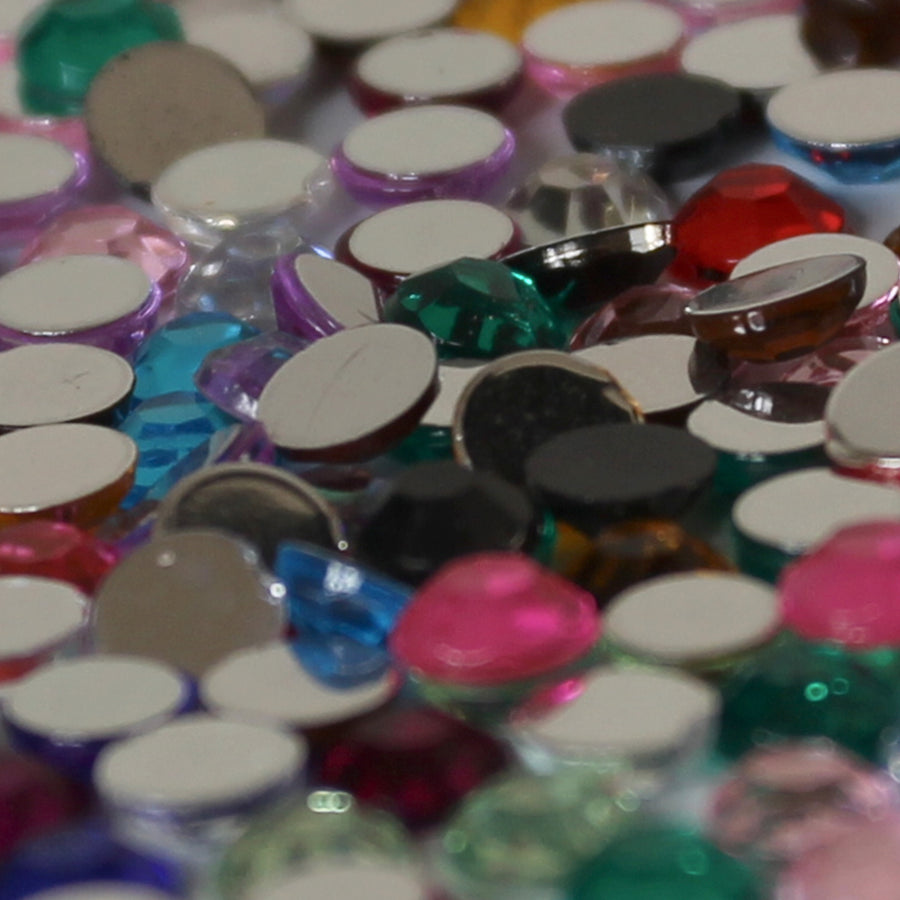 5mm Mixed Loose Flat Back Diamante