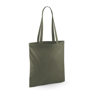 Olive Green Cotton Tote Bag
