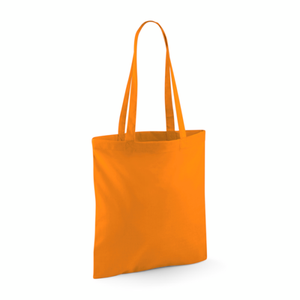Orange Cotton Tote Bag