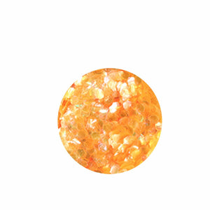 Orange Fish Scale Glitter
