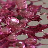 200 - 5mm Light Pink Loose Flat Back Diamante