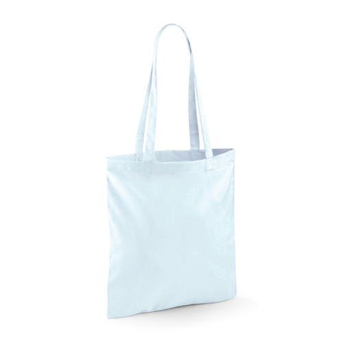 Pastel Blue  Cotton Tote Bag