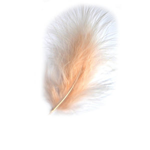 Peach Marabou Feathers 8 - 13 cm