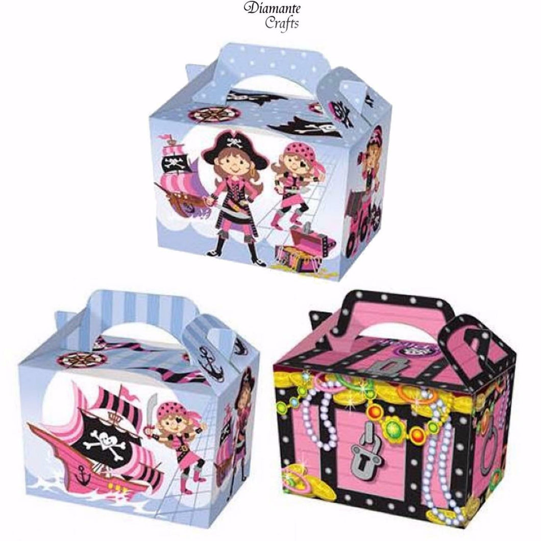Pink Pirate Party Boxes