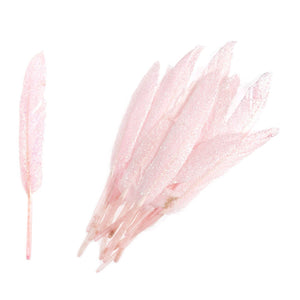 Pink Glitter Duck Feather
