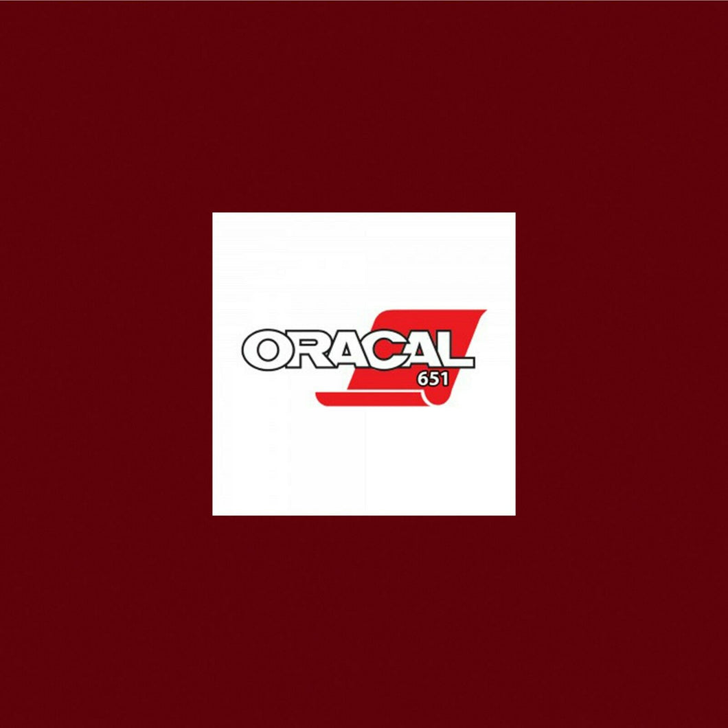 Oracal 651 Gloss A4 Sheet - Purple Red