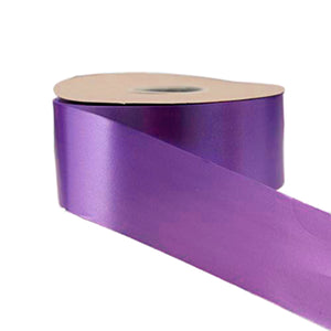 90m x 2" Roll Florist Ribbon - Purple