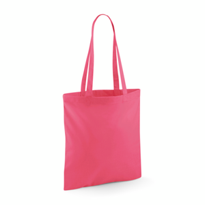 Raspberry Pink Cotton Tote Bag