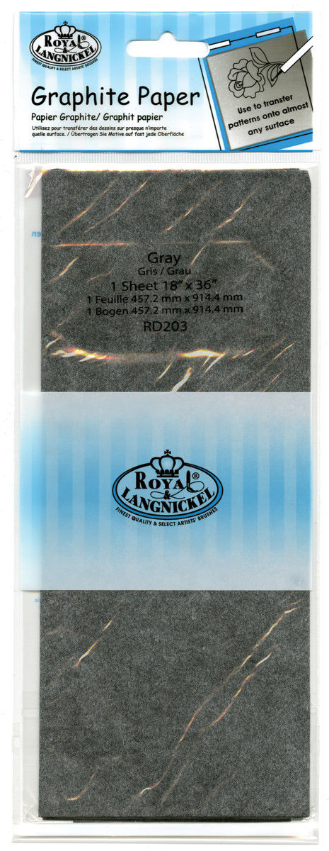 Royal & Langnickel Graphite Paper Grey- RD203