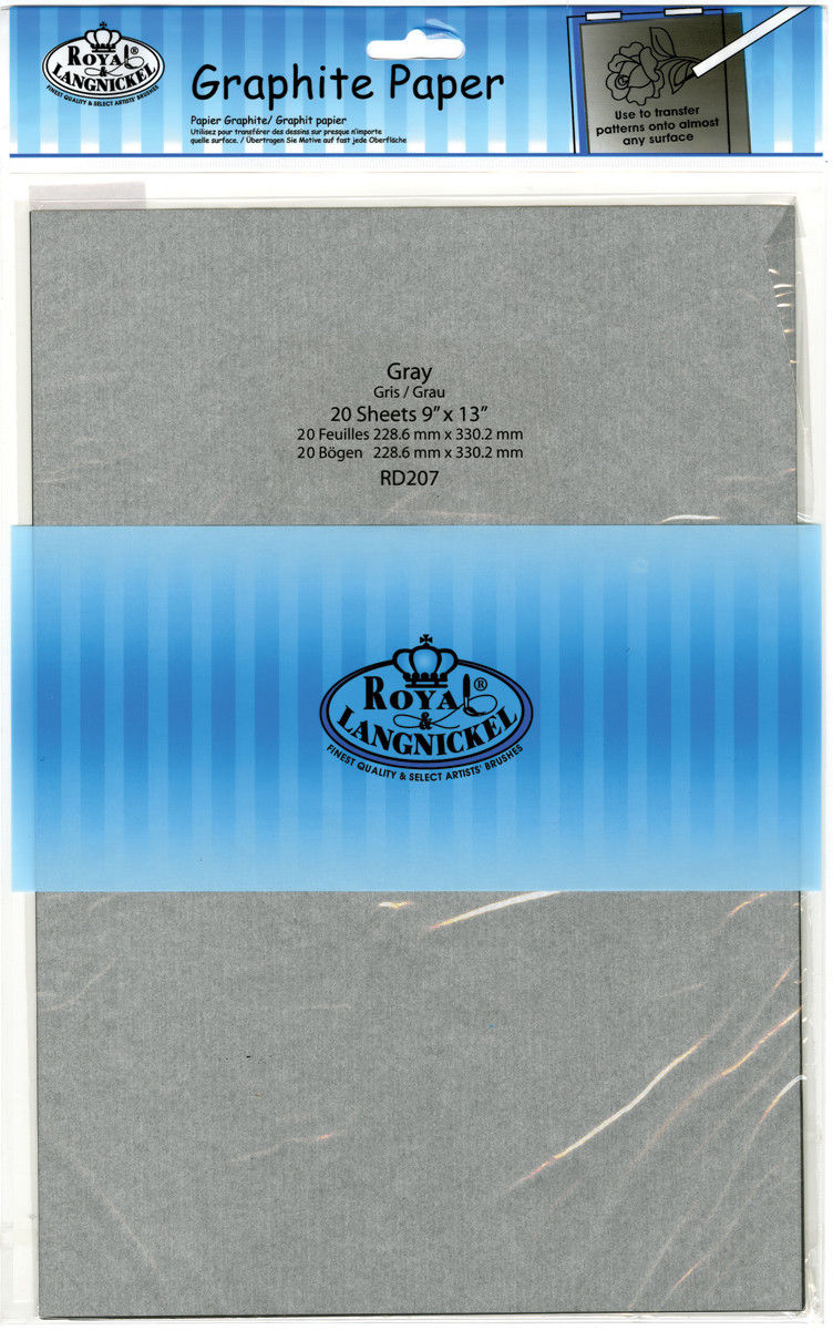 Royal & Langnickel Graphite Paper Grey- RD207