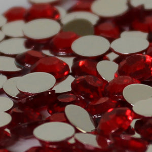 200 - 5mm Red Loose Flat Back Diamante
