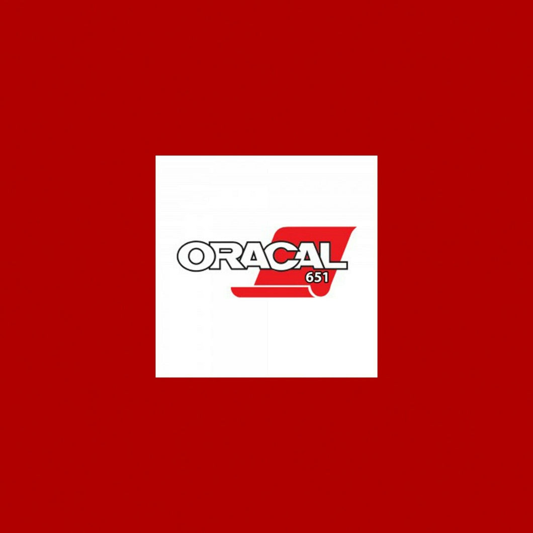 Oracal 651 Gloss A4 Sheet - Red