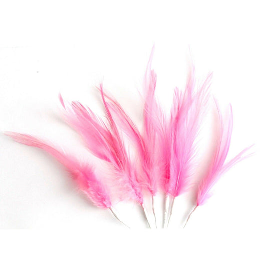 Fushcia Narrow Feathers