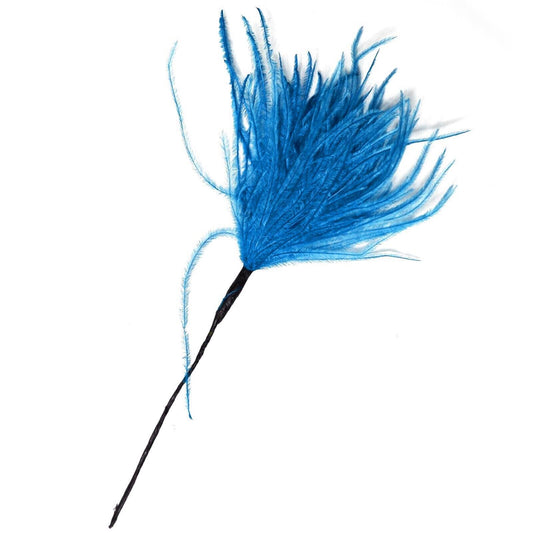 Dark Turqoise Wisps Ostrich Feathers