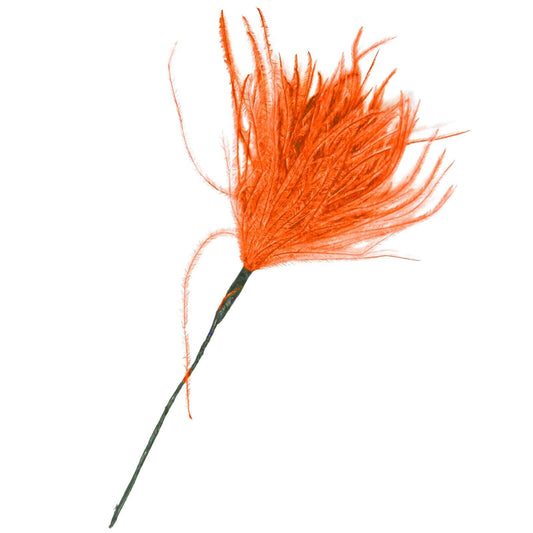 Orange Wisps Ostrich Feathers