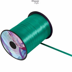 450m / 500 yards Curling 5mm Ribbon - Wrapping Balloon - Full Roll - Emerald