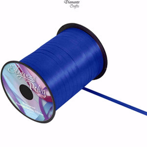 450m / 500 yards Curling 5mm Ribbon - Wrapping Balloon - Full Roll - Navy Blue