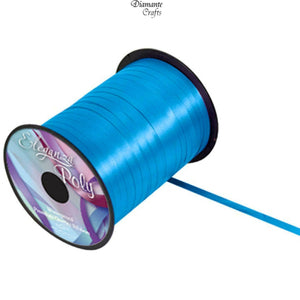 450m / 500 yards Curling 5mm Ribbon - Wrapping Balloon - Full Roll - Turquoise