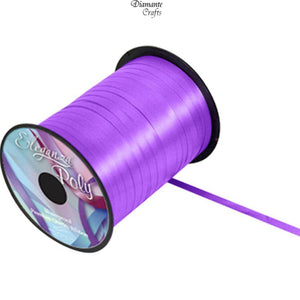 450m / 500 yards Curling 5mm Ribbon - Wrapping Balloon - Full Roll - Violet